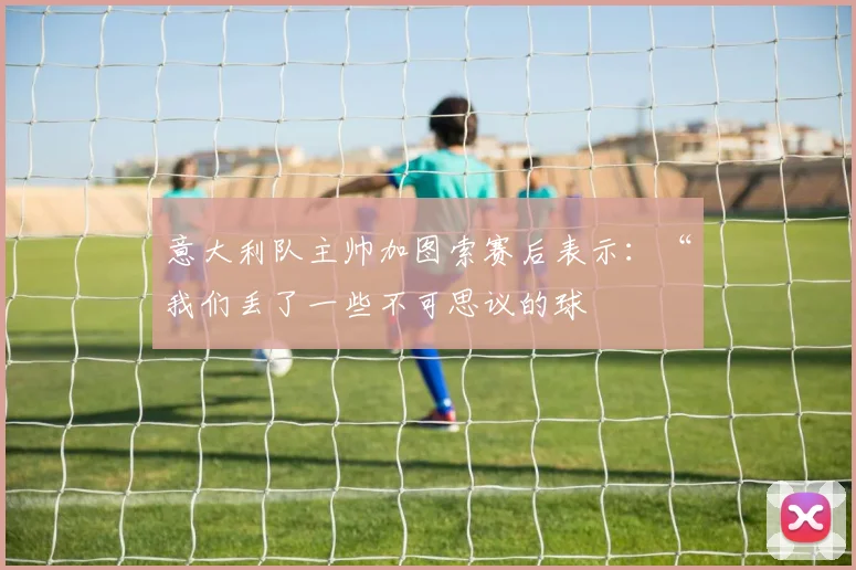 意大利队主帅加图索赛后表示：“我们丢了一些不可思议的球