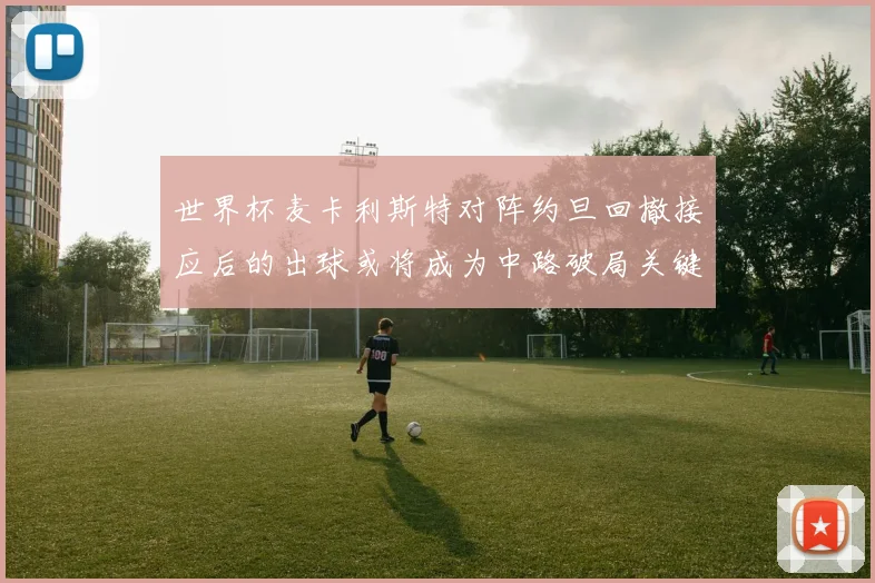世界杯麦卡利斯特对阵约旦回撤接应后的出球或将成为中路破局关键